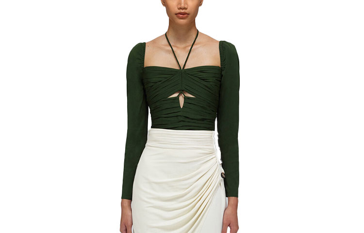 Order (W) Self-Portrait 修身長袖休閒T恤 SWF332C02200