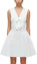 Buy (Women) Self-Portrait Solid V-Neck Sleeveless Mini Dress SWF323Y04200