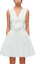 Order (Women) Self-Portrait Solid V-Neck Sleeveless Mini Dress SWF323Y04200