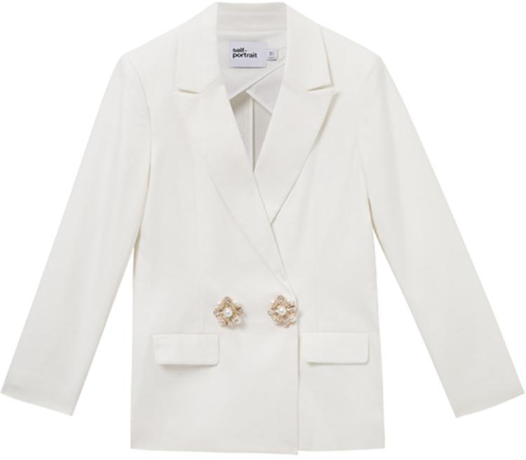 women-self-portrait-solid-white-tailored-long-sleeve-blazer-swf-353-t00200