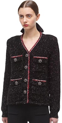 (W) Self-Portrait 經典黑V領時尚針織開襟外套 SWF336M12200 Lookbook (W) Self-Portrait 經典黑V領時尚針織開襟外套 SWF336M12200