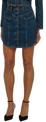 (W) Falda Mini Vintage de Botones Denim Self-Portrait - Azul. SWF331Q00400 Shop (W) Falda Mini Vintage de Botones Denim Self-Portrait - Azul. SWF331Q00400
