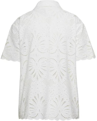 (W) 셀프 포트레이트 화이트 레이스 카라 숏슬리브 버튼업 셔츠 SS24141TAWWHITE Lookbook (W) 셀프 포트레이트 화이트 레이스 카라 숏슬리브 버튼업 셔츠 SS24141TAWWHITE