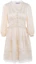 Order (Women) Self-Portrait White Lace V-Neck Short Sleeve Dress for Elegant Vacations SWF345Y01600