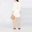 Shop (Women) Self-Portrait White Lace V-Neck Short Sleeve Dress for Elegant Vacations SWF345Y01600
