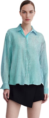 (W) Self-Portrait Kardigan Longgar Lengan Panjang Wanita Hijau Pudina Berkilau. SWF341C01800 Cheap (W) Self-Portrait Kardigan Longgar Lengan Panjang Wanita Hijau Pudina Berkilau. SWF341C01800