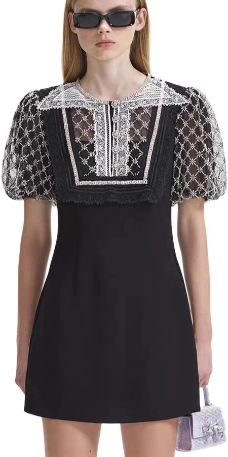 women-self-portrait-black-lace-sequin-puff-sleeve-short-elegant-party-dress-for-women-swf-344-y15200911