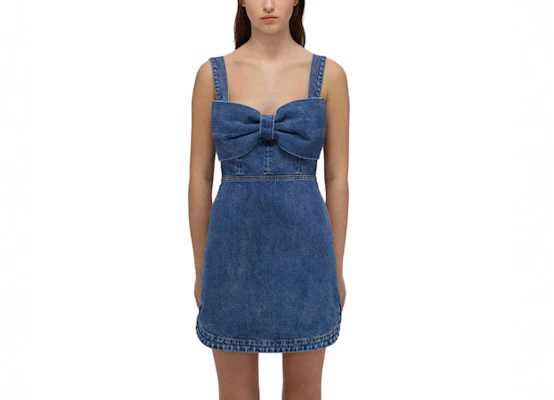 (W) Self-Portrait蓝色蝴蝶结复古短款吊带连衣裙女款 SWF332Y18800 Order (W) Self-Portrait蓝色蝴蝶结复古短款吊带连衣裙女款 SWF332Y18800