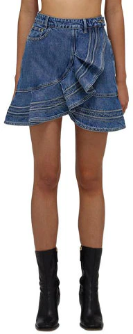 women-self-portrait-blue-ruffled-asymmetrical-denim-mini-skirt-for-women-swf-332-q01600