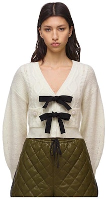 (W) Self-Portrait 蝴蝶結V領長袖針織上衣 女款 象牙白 SWF325M08200 Buy (W) Self-Portrait 蝴蝶結V領長袖針織上衣 女款 象牙白 SWF325M08200