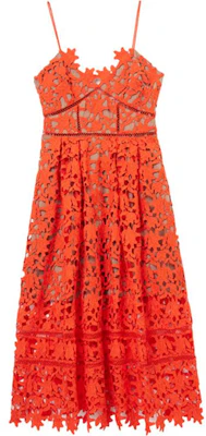 (Women) Self-Portrait Classic Lace Midi Slip Dress Women’s Bright Orange. SWF352Y37300 Buy (Women) Self-Portrait Classic Lace Midi Slip Dress Women’s Bright Orange. SWF352Y37300