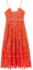 Buy (Women) Self-Portrait Classic Lace Midi Slip Dress Women’s Bright Orange. SWF352Y37300