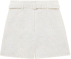 (Women) Self-Portrait Elegant Chic High-Waist Zipper Casual Shorts for Women. SWF344K02200 (Women) Self-Portrait Elegant Chic High-Waist Zipper Casual Shorts for Women. SWF344K02200