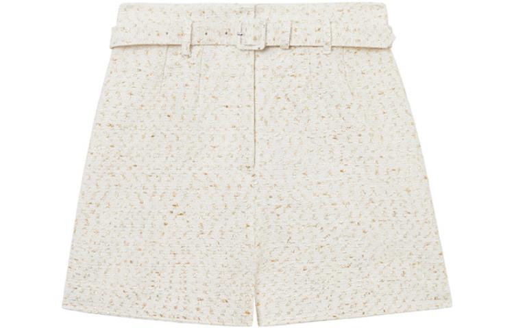 Order (W) Seluar Pendek Kasual Wanita Self-Portrait High-Waist Bergaya Elegan dengan Zip. SWF344K02200