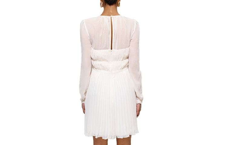 (Women) Self-Portrait Elegant Ivory White Long Sleeve Lace Princess Dress for Women. SWF332Y12000 圖 3