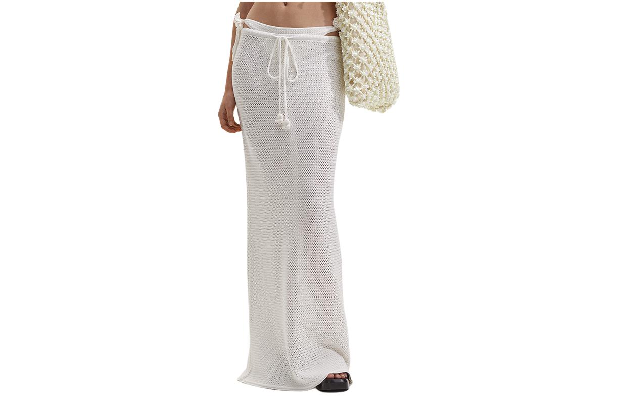 (Women) Self-Portrait Elegant Knitted Midi Dress - Chic Evening Party Princess Style SWF352M08400