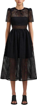 (W) Self-Portrait Gaun Elegan Renda Lengan Pendek A-Line untuk Pesta Malam. SWF341Y02700 Order (W) Self-Portrait Gaun Elegan Renda Lengan Pendek A-Line untuk Pesta Malam. SWF341Y02700