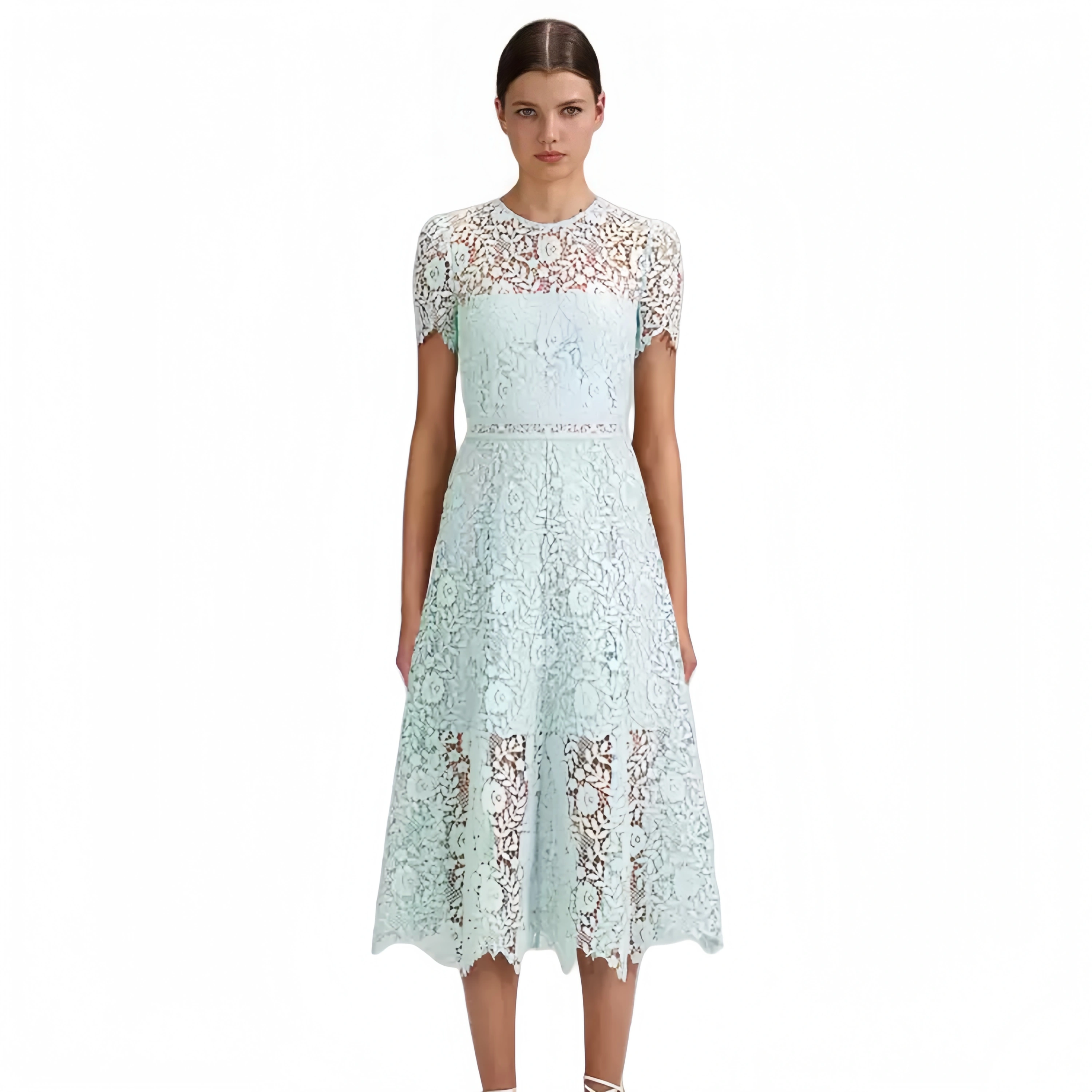 (Women) Self-Portrait Elegant Princess Short Sleeve Party Dress for Women SWF342Y15500