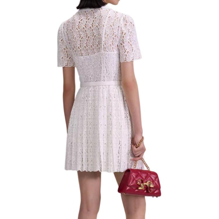 (Women) Self-Portrait Elegant White V-Neck High-Waist Princess Evening Dress for Women. SWF343Y09700 圖 3