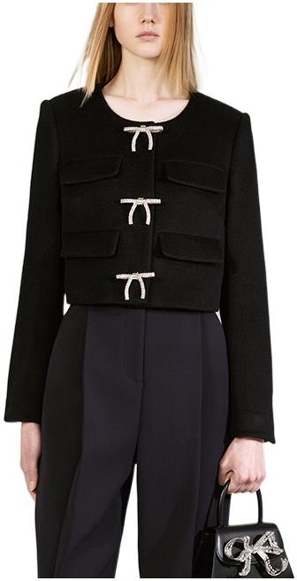 women-self-portrait-fw-22-black-solid-bow-blazer-swf-334-t01200