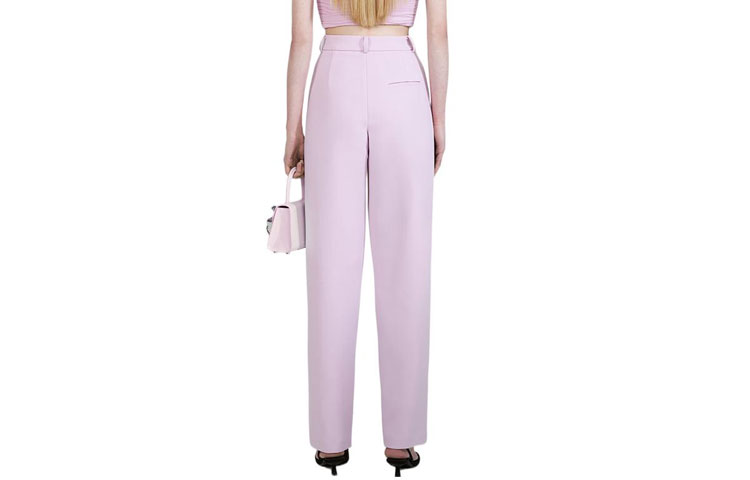 Lookbook (W) Self-Portrait FW22 Seluar Kembang Pink Santai. SWF334K01300