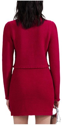 (W) Self-Portrait FW22 紅色蝴蝶結鈕扣針織開衫毛衣 SWF341M00500 Lookbook (W) Self-Portrait FW22 紅色蝴蝶結鈕扣針織開衫毛衣 SWF341M00500