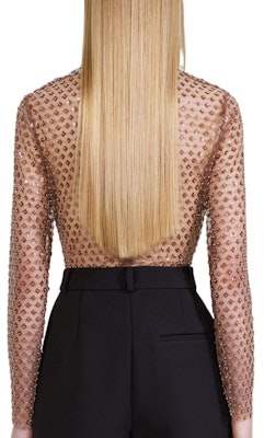 (W) Self-Portrait FW22 Baju Lengan Panjang Sheer Sequin Gunmetal. SWF334C03400 Shop (W) Self-Portrait FW22 Baju Lengan Panjang Sheer Sequin Gunmetal. SWF334C03400