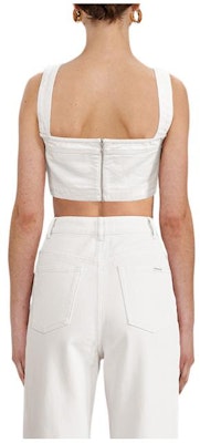 (W) Self-Portrait FW22 白色無袖短版上衣帶後拉鍊 SWF333C01800 Lookbook (W) Self-Portrait FW22 白色無袖短版上衣帶後拉鍊 SWF333C01800