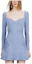 Buy (W) 셀프포트레이트 FW22 여성용 프렌치스타일 레이스 롱슬리브 원피스 라이트 블루 SWF334M05600