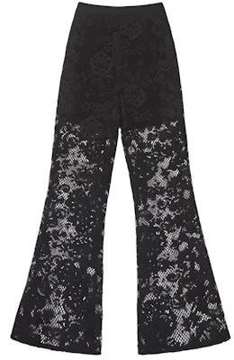 (W) Self-Portrait FW23 Pantalones Casuales Negros de Encaje Acampanados SWF344K02500911 Order (W) Self-Portrait FW23 Pantalones Casuales Negros de Encaje Acampanados SWF344K02500911