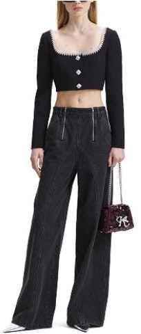 women-self-portrait-fw-23-contrast-collar-knit-cardigan-black-swf-344-c02300911