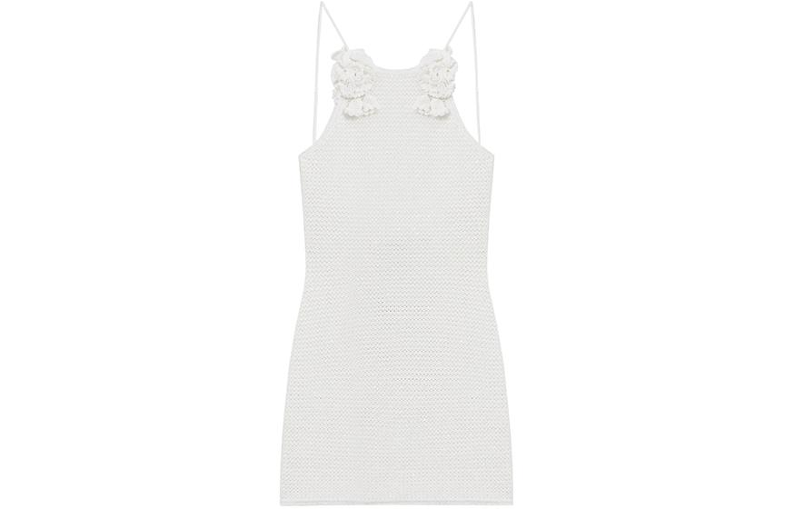 (Women) Self-Portrait Halter Knit Short Elegant Evening Dress Party Gown for Women SWF352M06700