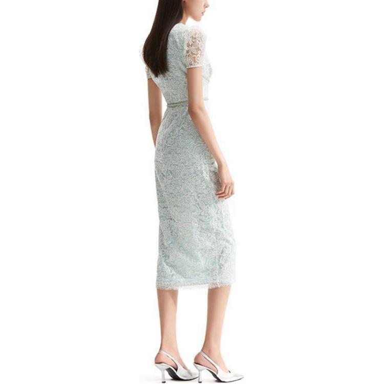 (Women) Self-Portrait Lace Midi Dress - Elegant Evening Gown with Princess Style for Women. SWF352Y22700 圖 4