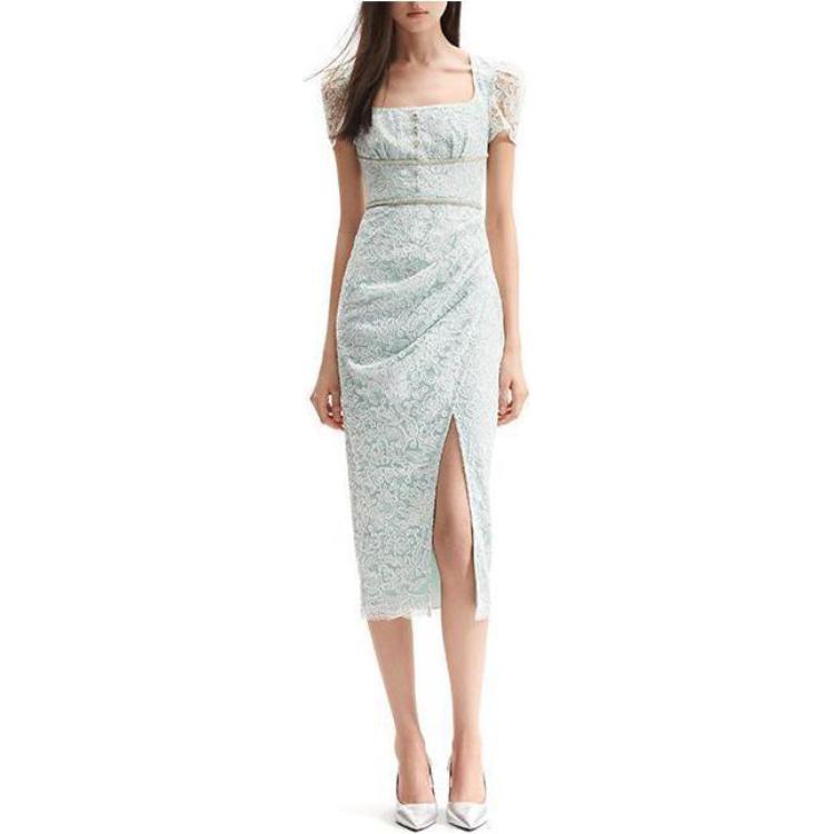 (Women) Self-Portrait Lace Midi Dress - Elegant Evening Gown with Princess Style for Women. SWF352Y22700 圖 5