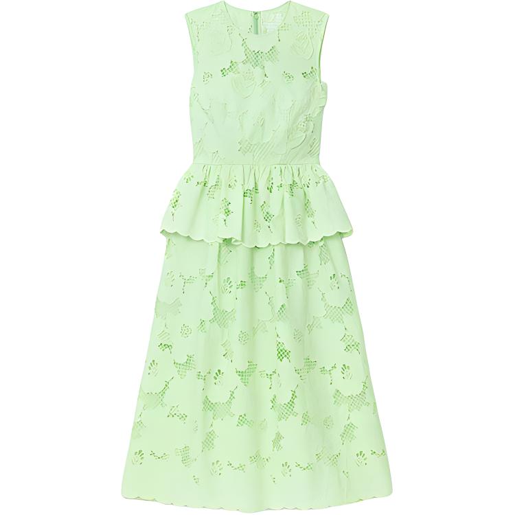 (Women) Self-Portrait Mint Green Sleeveless Midi Dress for Women. SWF353Y02800