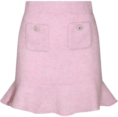 (W) Self-Portrait 粉紅針織迷你裙 休閒時尚風格。 PF24146SKPPINK Order (W) Self-Portrait 粉紅針織迷你裙 休閒時尚風格。 PF24146SKPPINK
