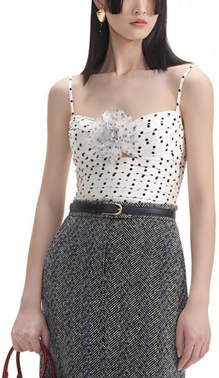 women-self-portrait-polka-dot-slim-fit-camisole-women-s-white-dot-pattern-swf-354-b01200