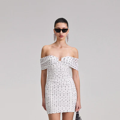 (W) Self-Portrait 波點修身細肩帶連衣裙 女裝 SWF343Y00400 Lookbook (W) Self-Portrait 波點修身細肩帶連衣裙 女裝 SWF343Y00400