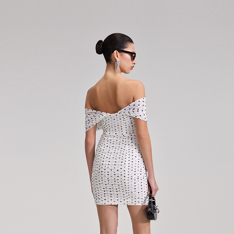 Shop (W) Self-Portrait 波點修身細肩帶連衣裙 女裝 SWF343Y00400