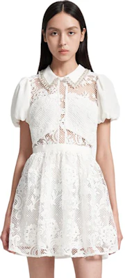 (W) Self-Portrait泡泡袖蕾丝点缀优雅公主晚礼裙 SWF344Y16500 Lookbook (W) Self-Portrait泡泡袖蕾丝点缀优雅公主晚礼裙 SWF344Y16500