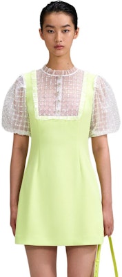 (W) Self-Portrait 泡泡袖亮片網紗公主洋裝 - 時尚綠休閒洋裝 SWF342Y12600 Lookbook (W) Self-Portrait 泡泡袖亮片網紗公主洋裝 - 時尚綠休閒洋裝 SWF342Y12600