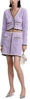 (Women) Self-Portrait Purple Lace Knit Mini Skirt Casual Skirt. PF23194SKLKLILLAC (Women) Self-Portrait Purple Lace Knit Mini Skirt Casual Skirt. PF23194SKLKLILLAC