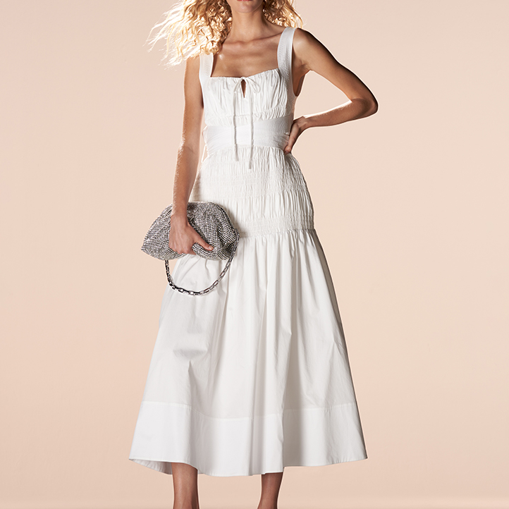 (Women) Self-Portrait Sleeveless Elegant Midi Dress U-Neck Princess Evening Gown SWF352Y19800 圖 6