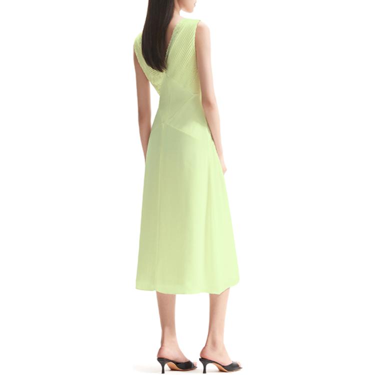 (Women) Self-Portrait Sleeveless Lace Midi Dress Women in Solid Light Green SWF352Y14000 圖 4