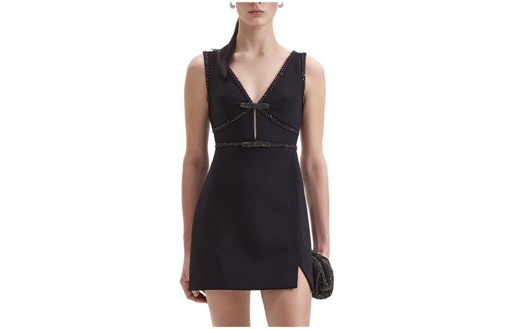 (Women) Self-Portrait Sleeveless V-Neck Elegant Mini Dress for Women Party/Formal Wear SWF352Y18600 圖 2