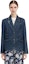 Shop (W) Chaqueta Vaquera Azul Denim con Cuello Sólido y Botones Self-Portrait SWF352T02200