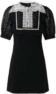 (Women) Self-Portrait SS21 Black Lace Puff Sleeve Slim Fit A-Line Mini Dress Women. SWF345Y04900 Shop (Women) Self-Portrait SS21 Black Lace Puff Sleeve Slim Fit A-Line Mini Dress Women. SWF345Y04900