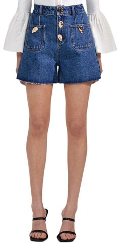 women-self-portrait-ss-22-solid-button-denim-shorts-denim-blue-swf-333-k00400