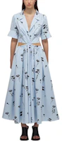 (Women) Self-Portrait SS22 Floral Cutout Midi Dress Blue - Elegant Slim Fit短袖连衣裙. SWF332Y12500 (Women) Self-Portrait SS22 Floral Cutout Midi Dress Blue - Elegant Slim Fit短袖连衣裙. SWF332Y12500