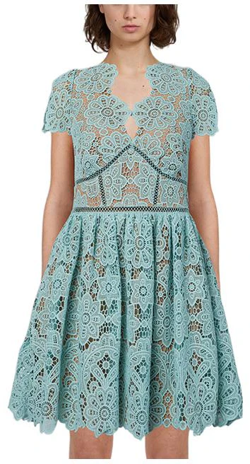 women-self-portrait-ss-22-lace-pleated-v-neck-short-sleeve-mini-dress-misty-blue-women-swf-333-y03600